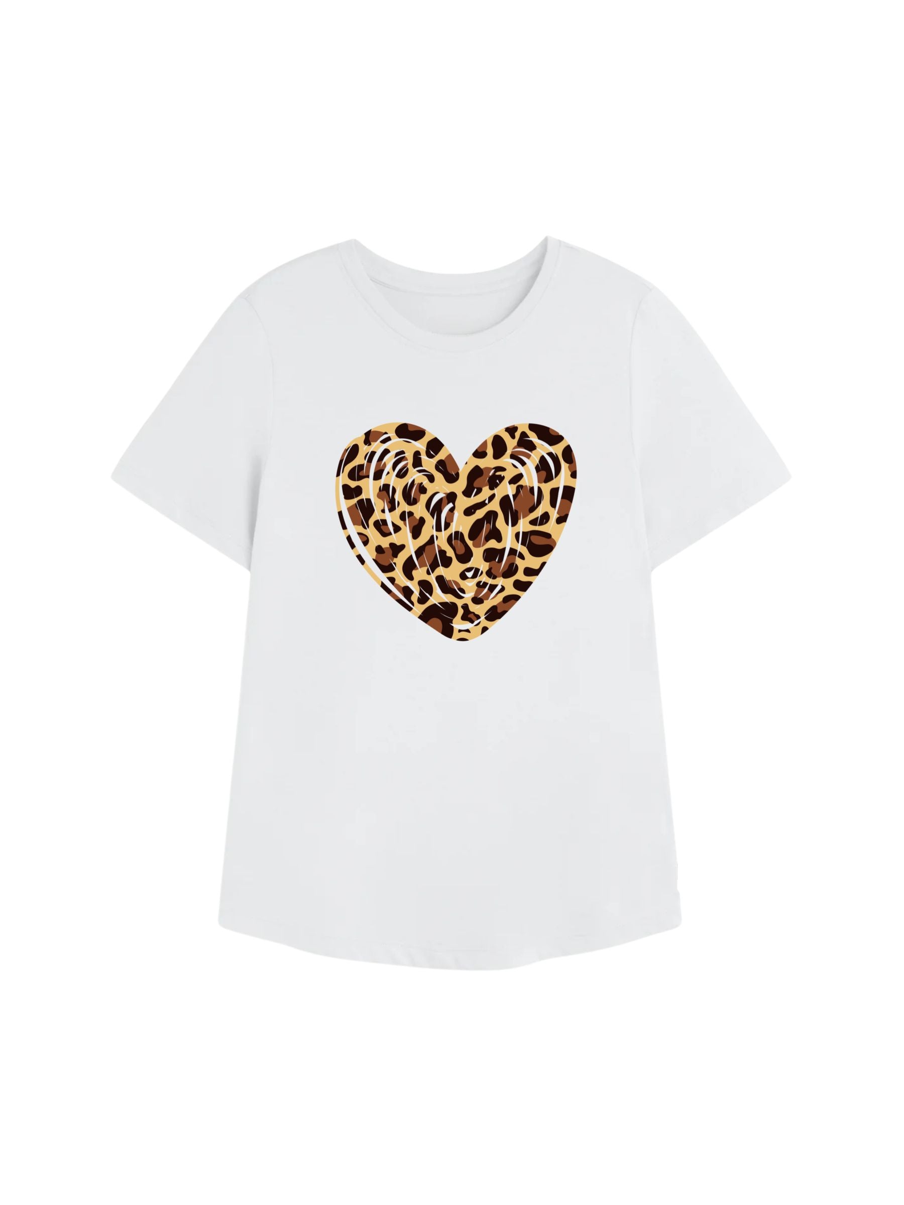 Sara T-shirt Leo Weiß | Re-bello