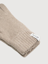 Gloves Pierpaolo Beige Man in recycled cashmere | Rifò