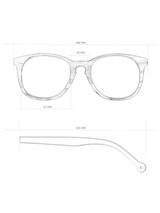 Sonnenbrille Arroyo Matt Black Unisex | Parafina
