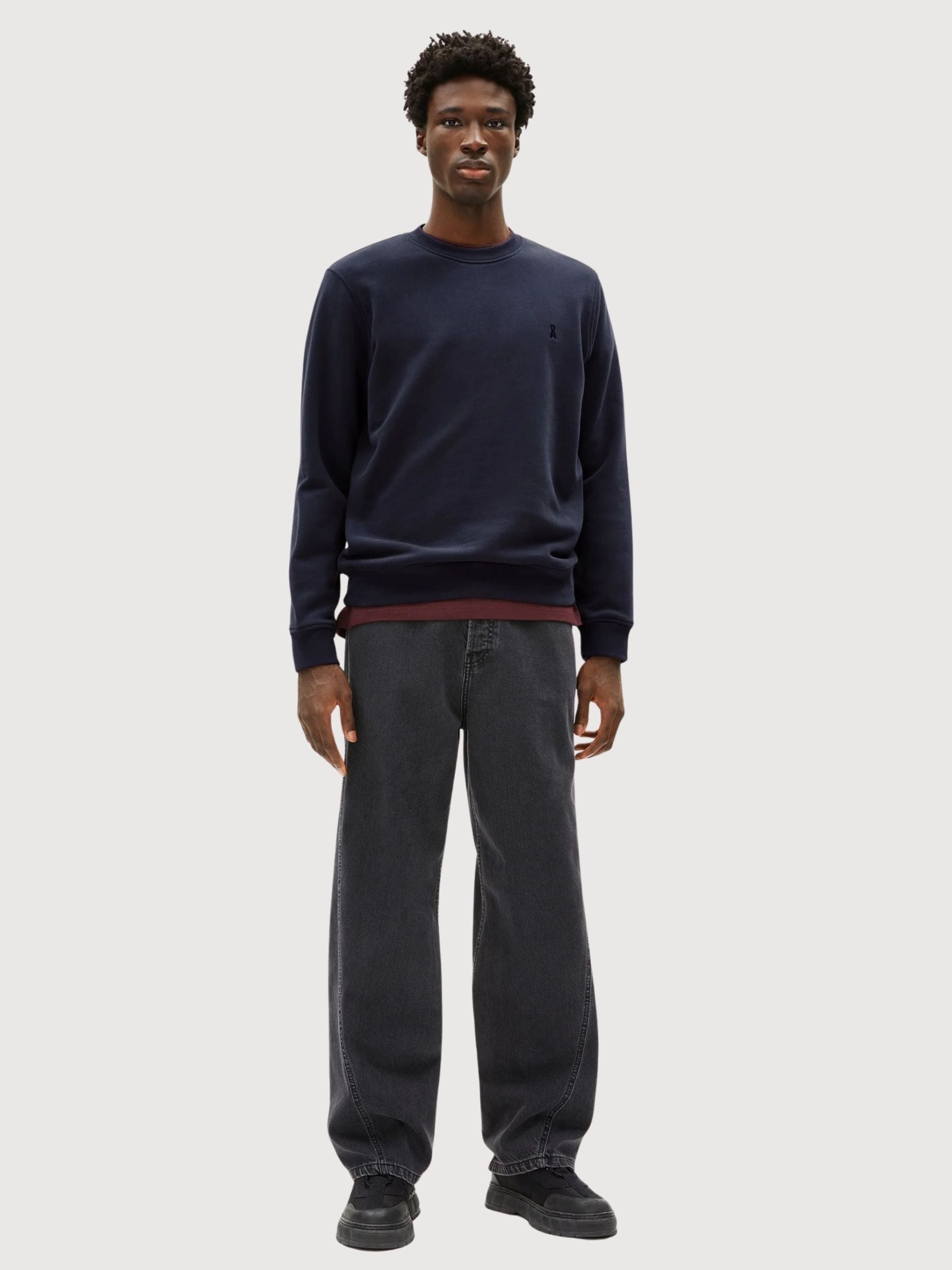 Felpa Baaro Loop Uomo Night Sky | Armedangels