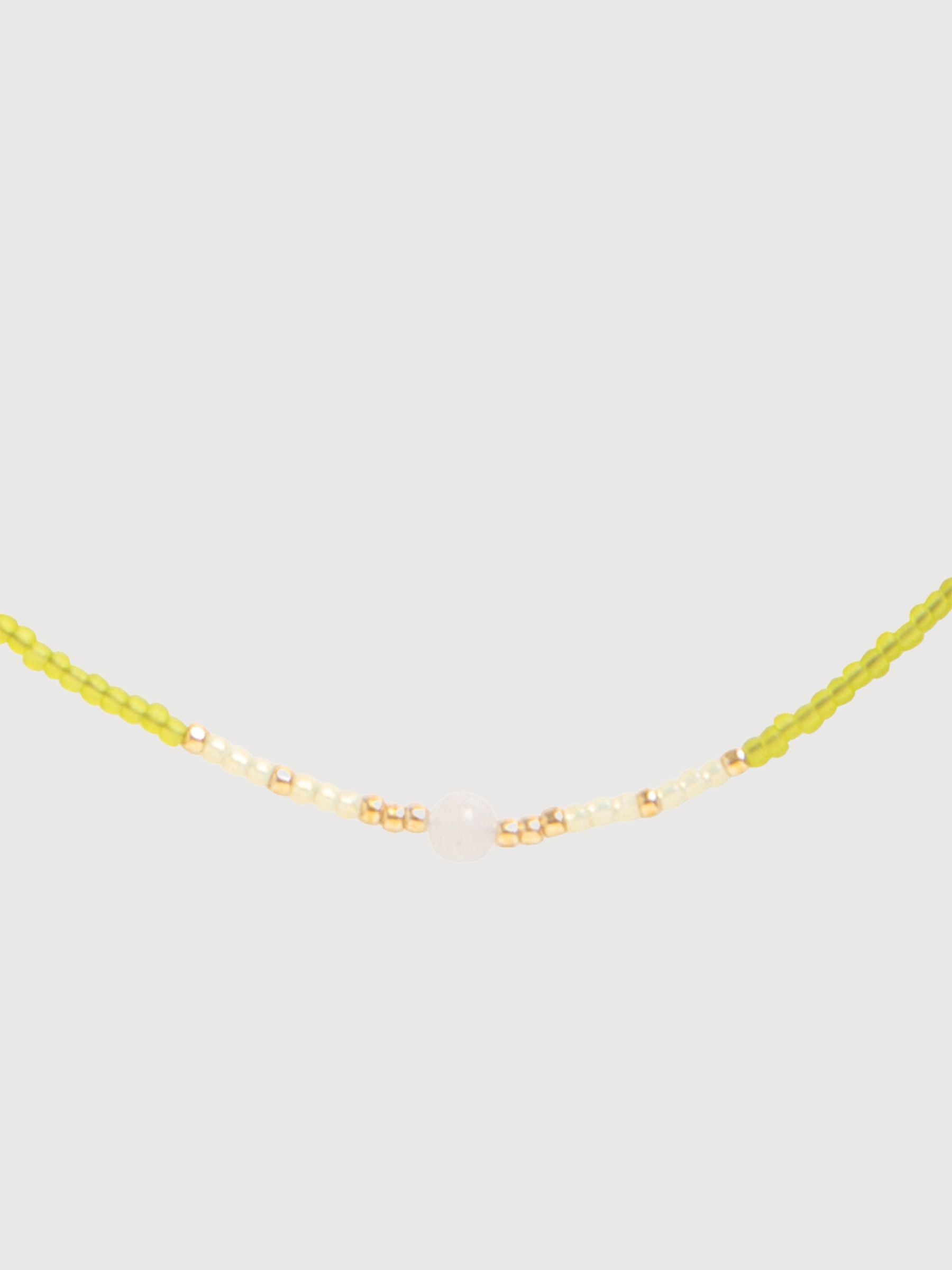 Necklace Excitement Moonstone Gold | A Beautiful Story