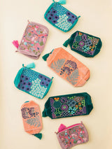 Kosmetiktasche VELVET BLOOM ART bunt | Tranquillo