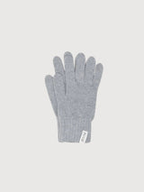 Gloves Anita Grey in recycled cashmere | Rifò