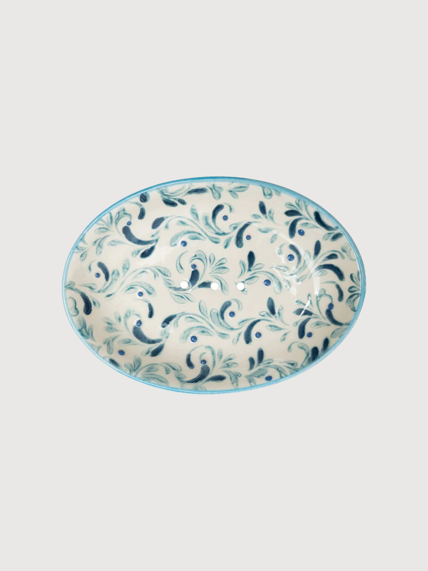 Handgefertigte Seifenschale ORIENTAL Blau | Tranquillo