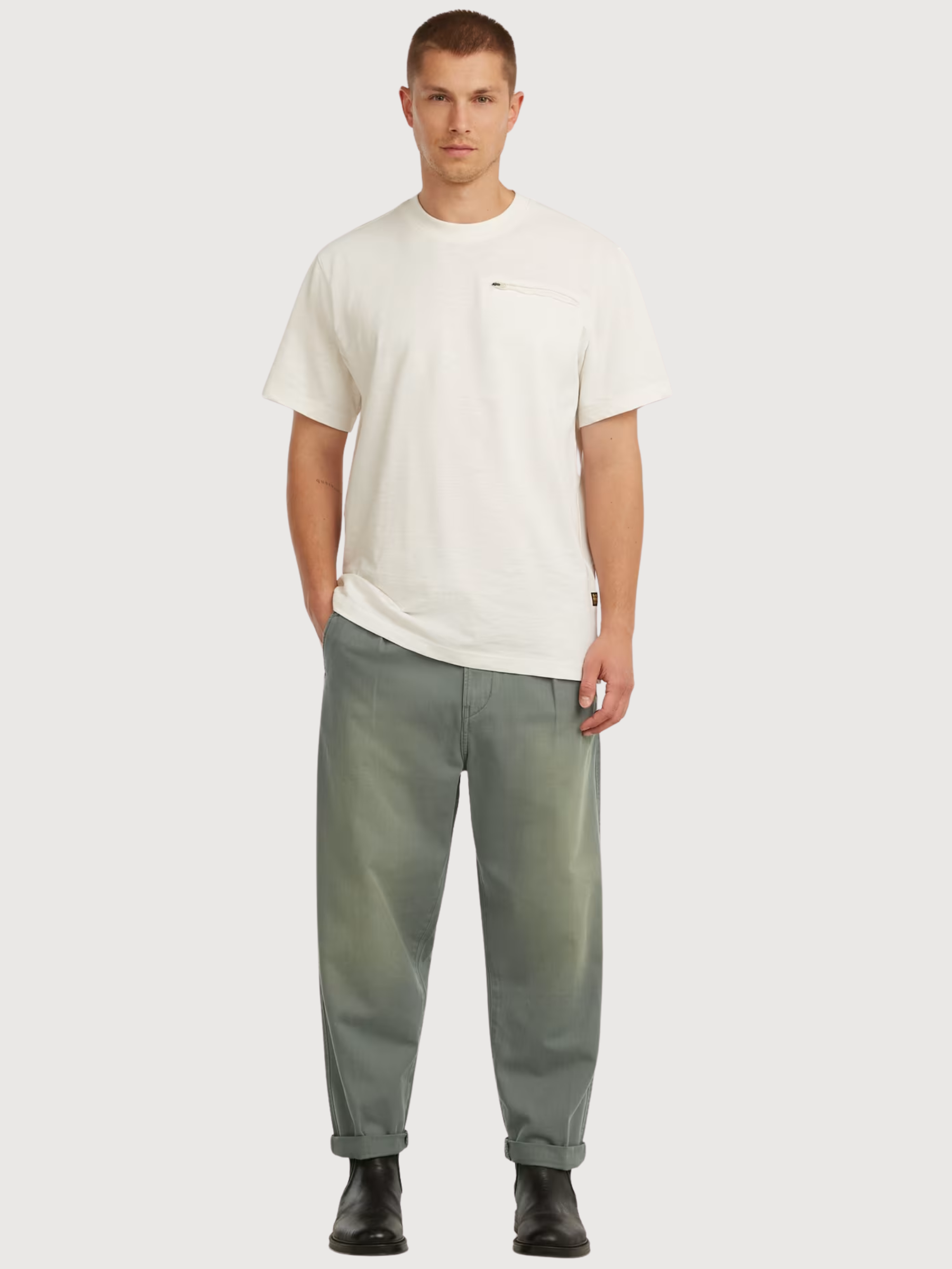 Hose Bundfaltenchino Relaxed Tapered | G-Star