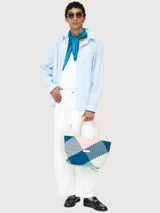 Scarf Small Doubleside Blue | Verb To Do