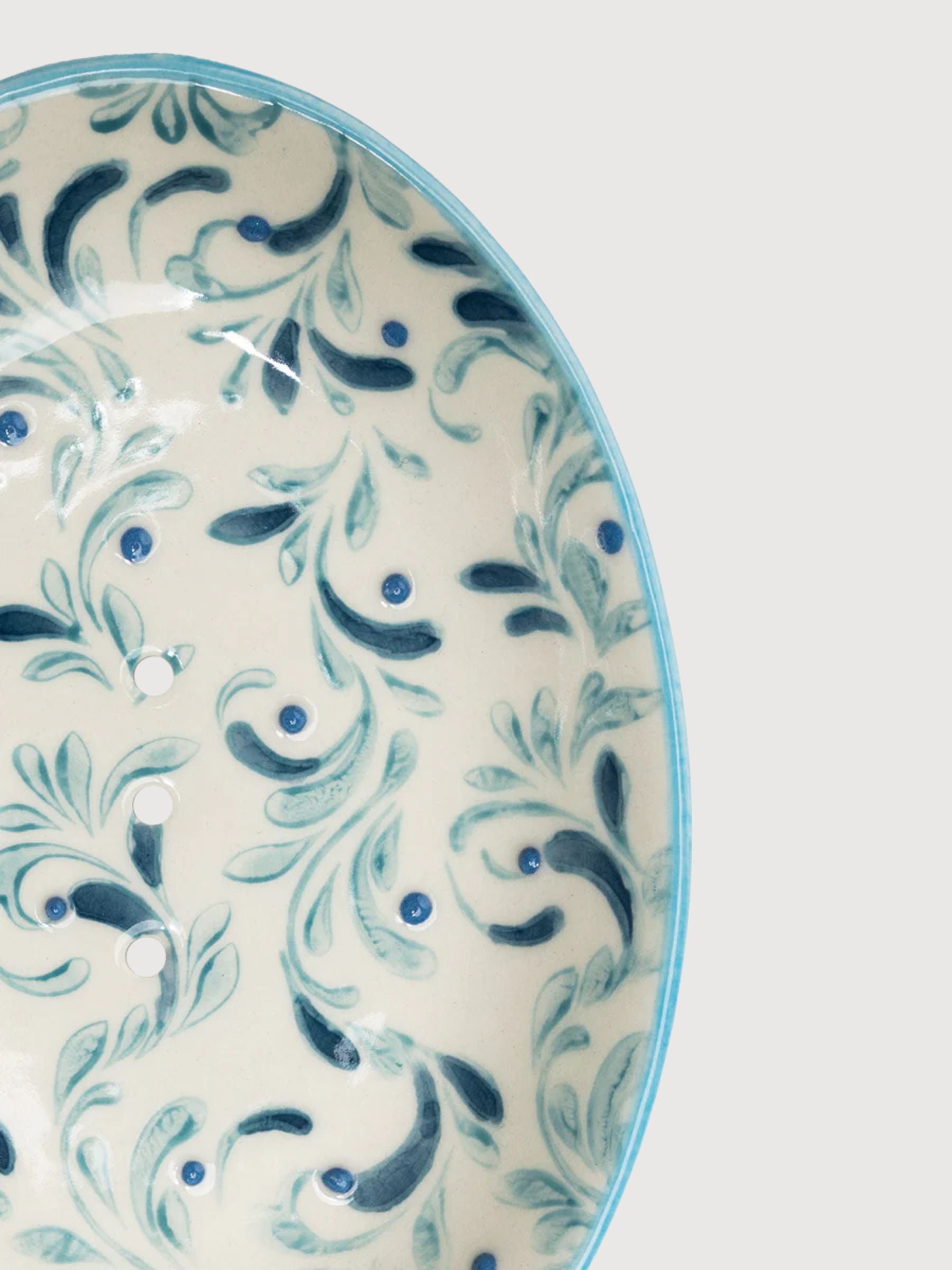 Handgefertigte Seifenschale ORIENTAL Blau | Tranquillo
