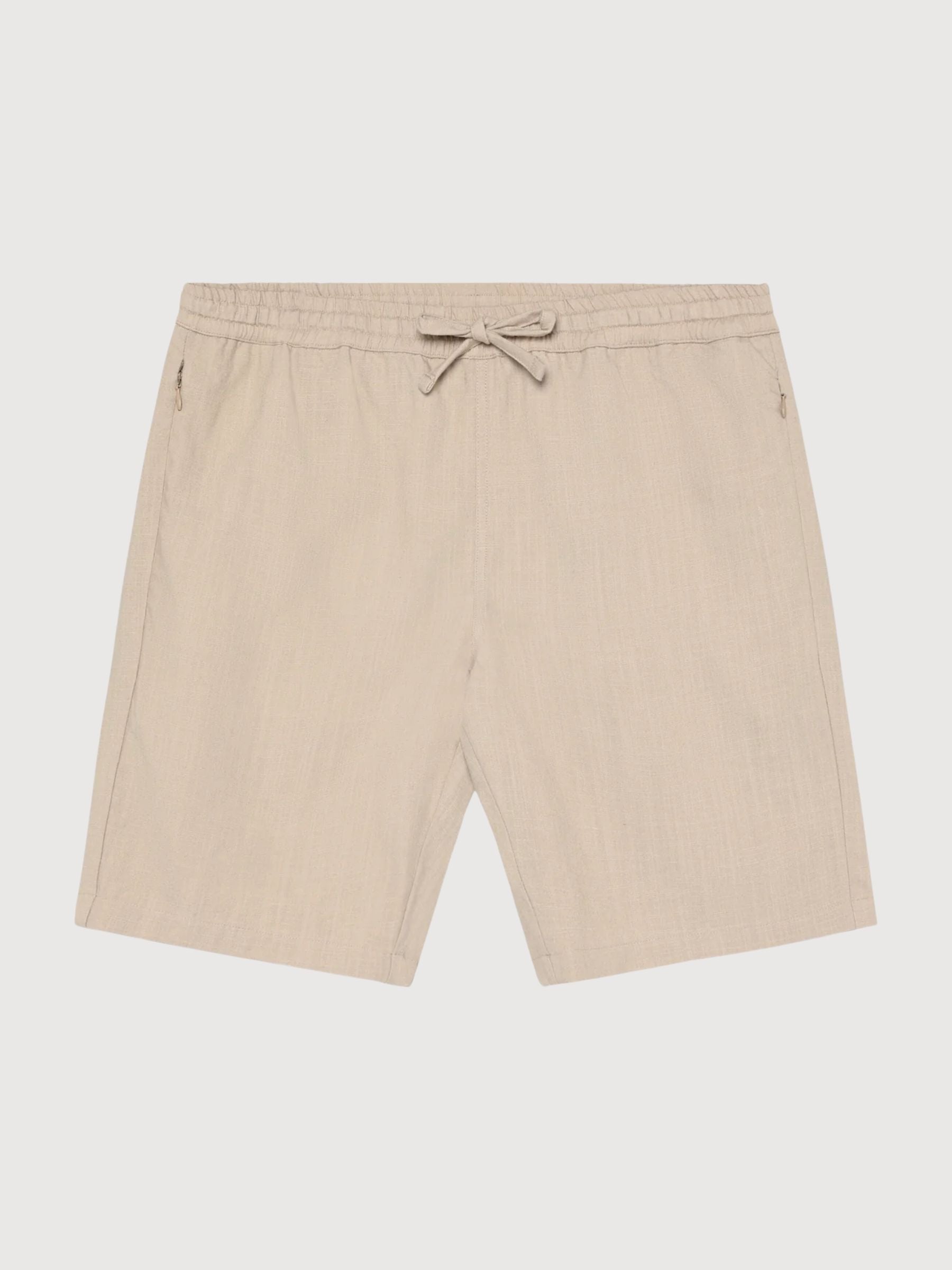 FIG Leinen-Mix Shorts Vegan Hellgrau | Knowledge Cotton Apparel