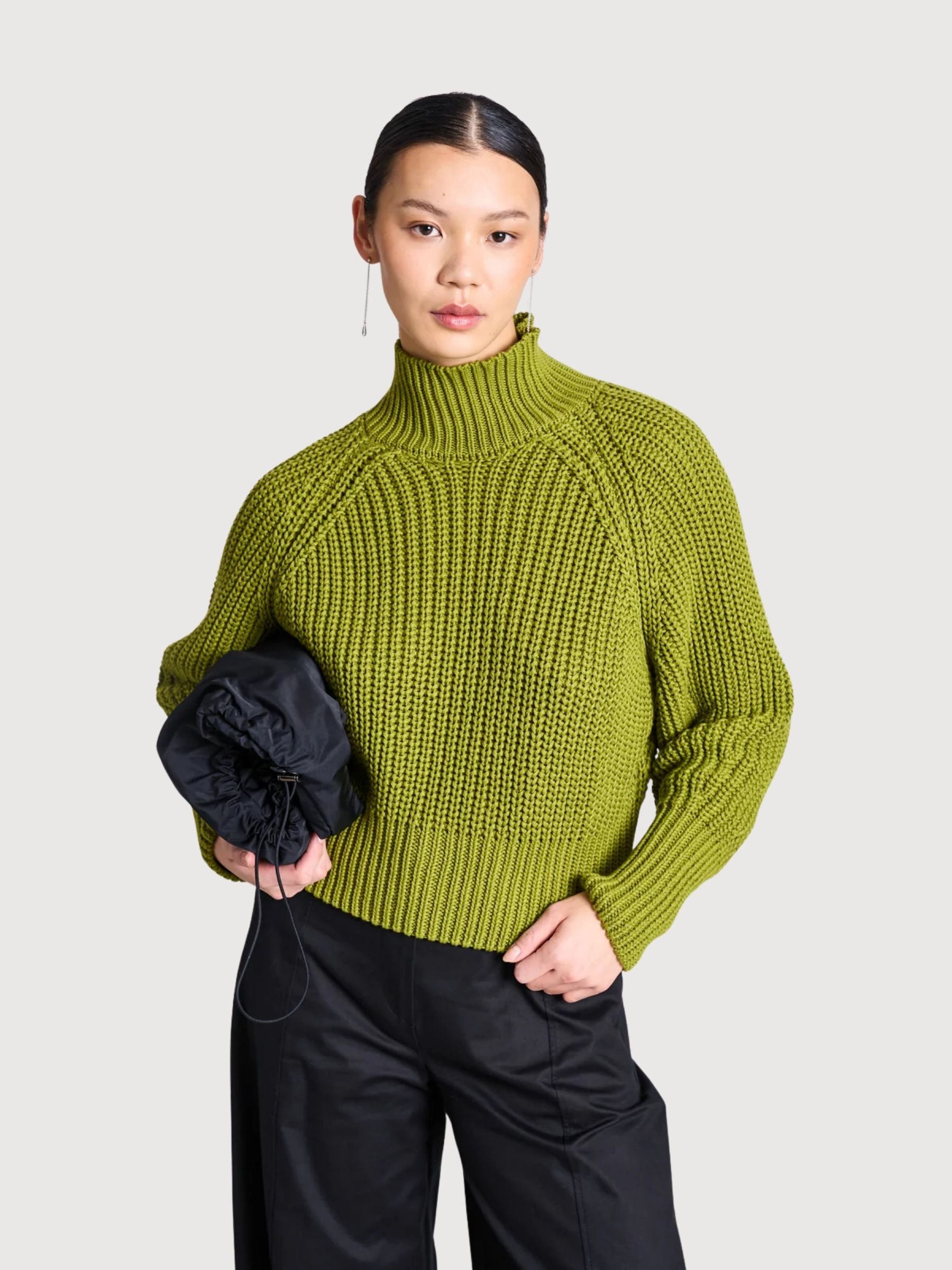 Ola Green Damen-Baumwollpullover | Jan N June