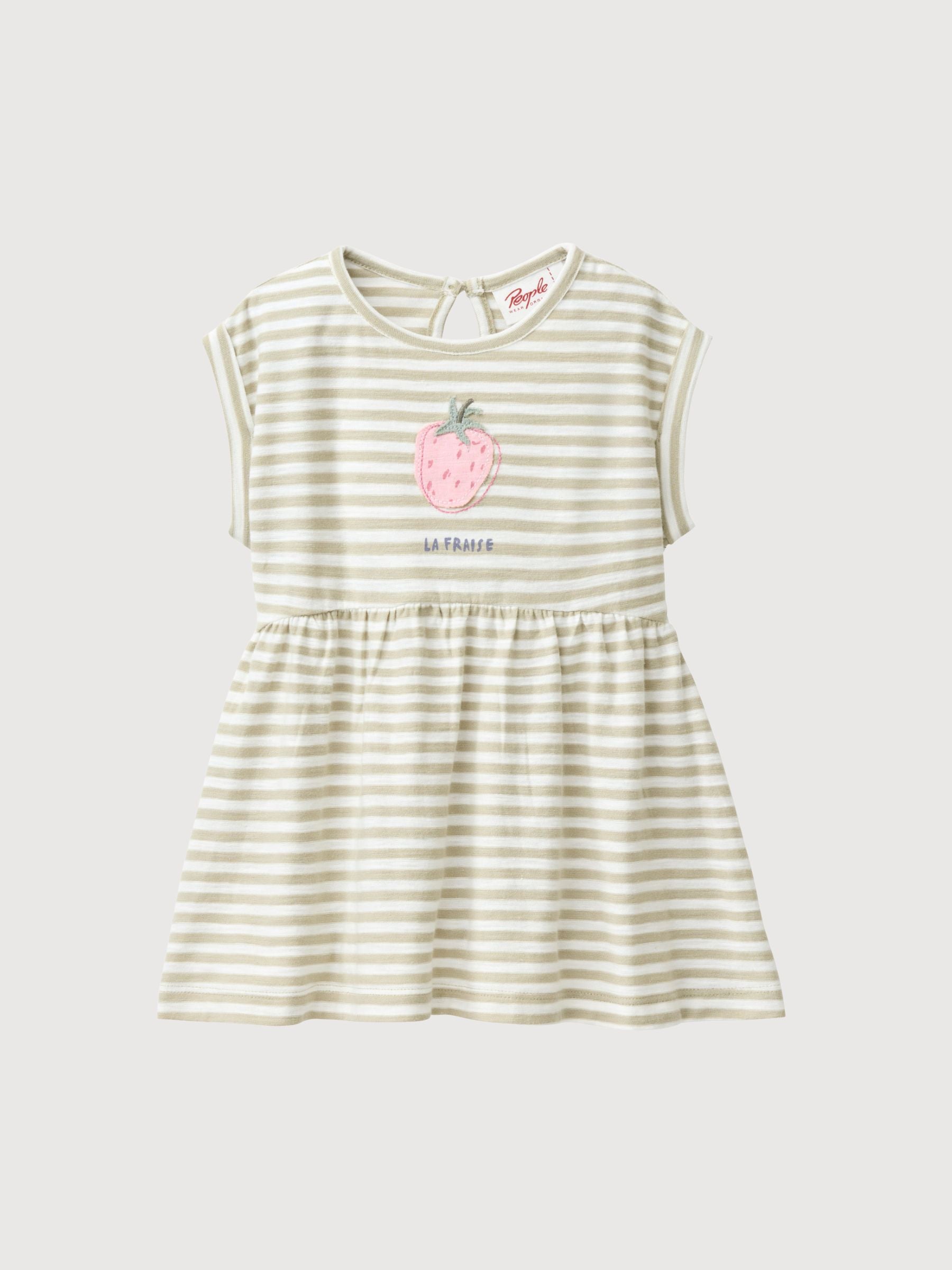 Vestito Bambina Maniche Corte | People Wear Organic
