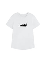 Sara T-Shirt Cat-Rest White | Re-Bello