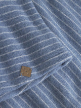 Nico Stripe Pullover Rauchblau Ecru | Stapf