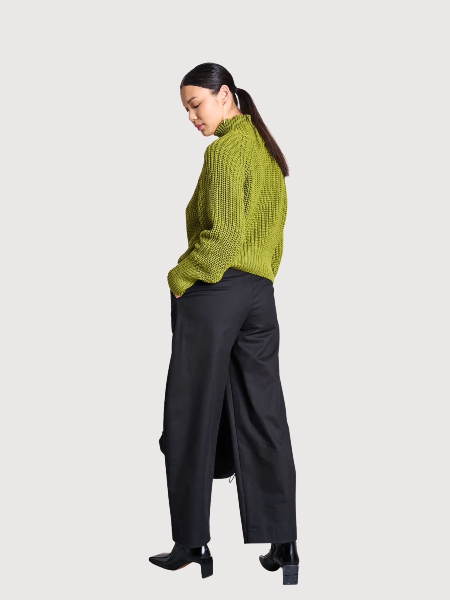 Ola Green Damen-Baumwollpullover | Jan N June