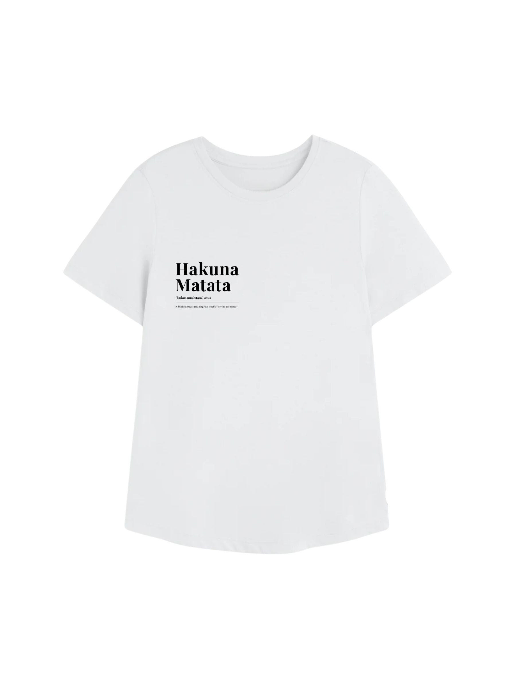 T-shirt di Sara Hakuna Matata Bianco | Re-Bello