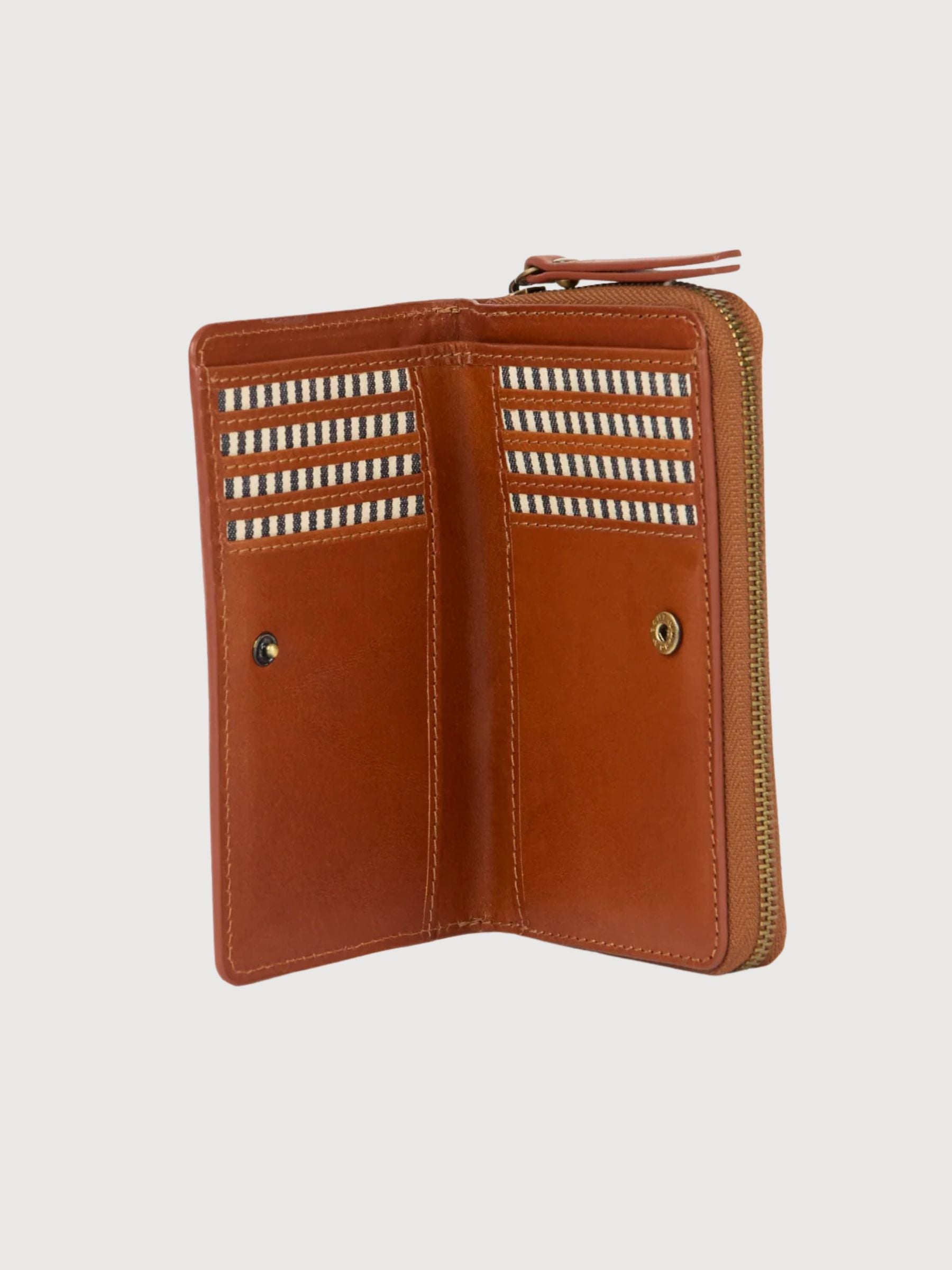 Portafoglio Jett - Pelle classica color cognac | O my bag