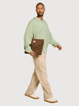 Ava M Leopard Cannelle | Hindbag