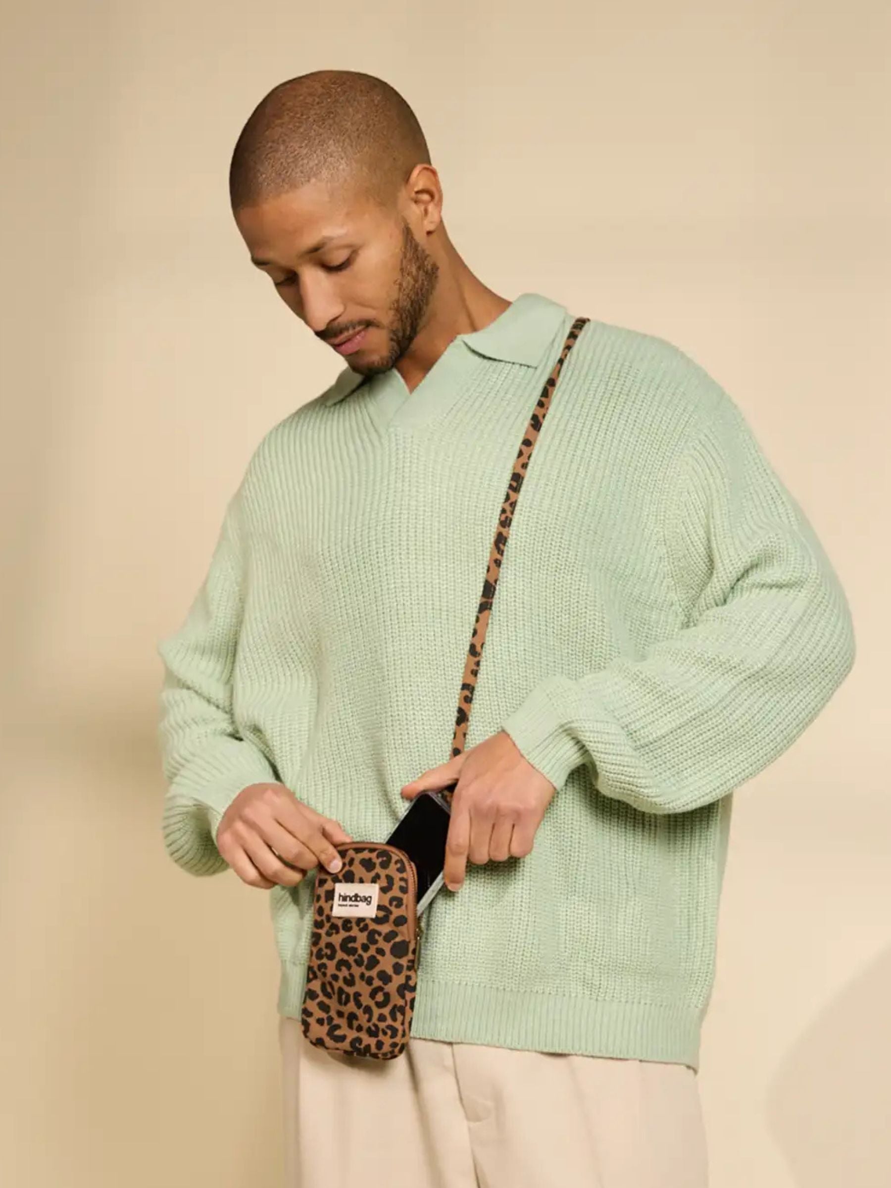Bill Pochette Telefon Leopard Cannelle | Hindbag