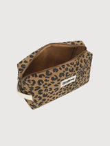 Leon Beautycase Leopard Cannelle | Hindbag