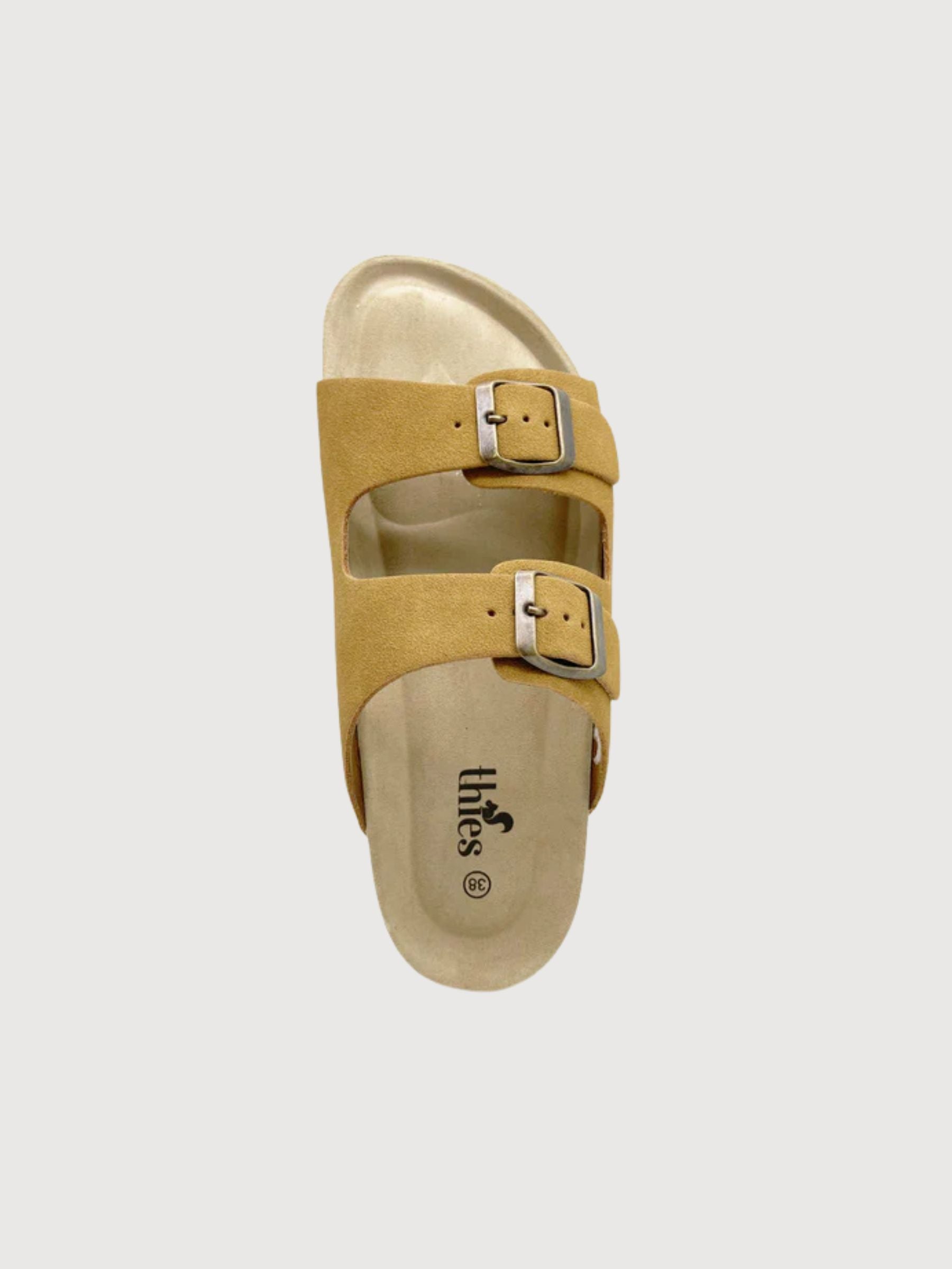 Eco Bio Sandal Vegan Cognac Woman | THIES