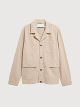 Jacket Cotton Linen Sandstone Man | Armedangels