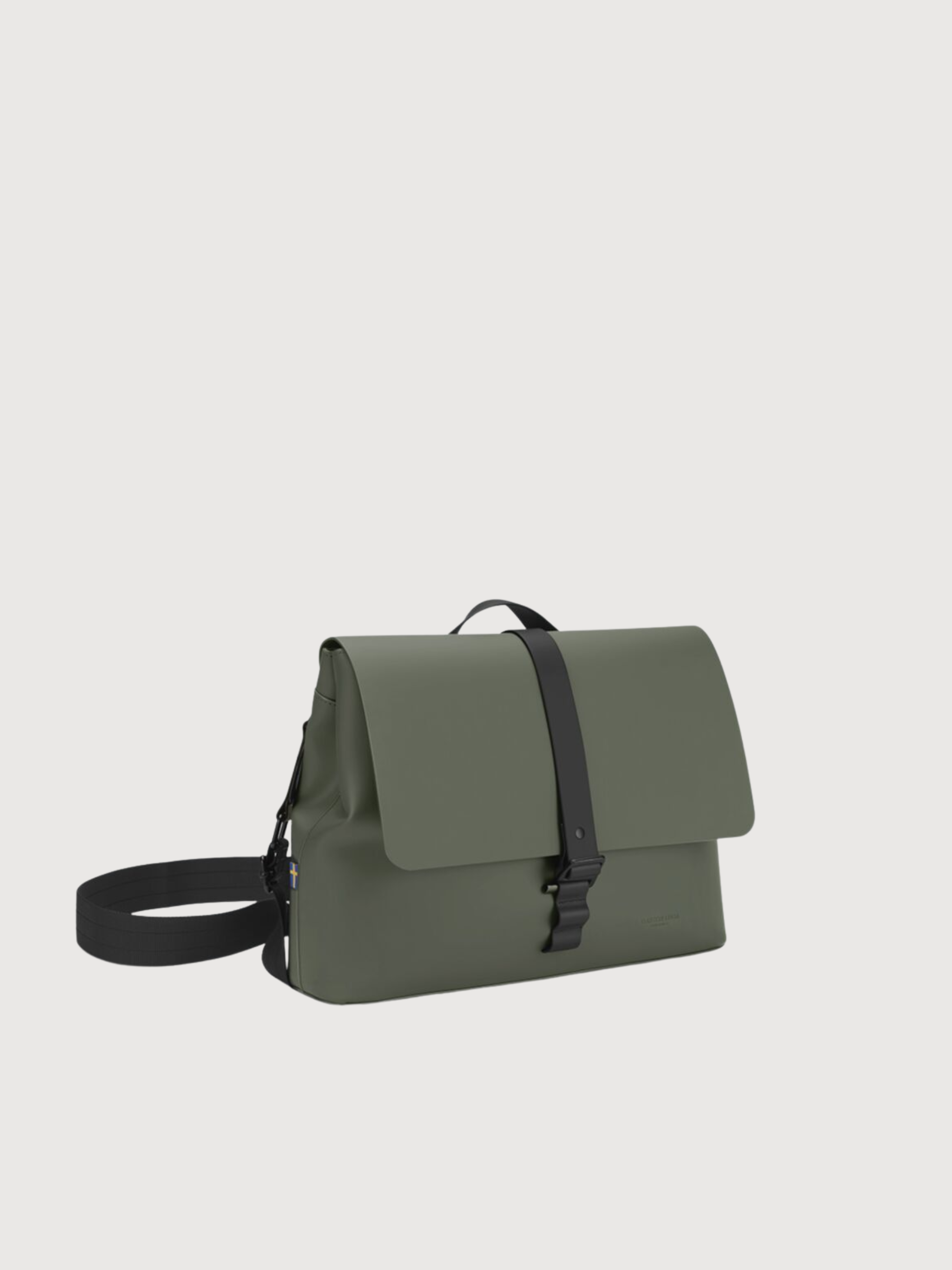 Borsa a Tracolla Grande Splaesh 14" Oliva | Gaston Luga