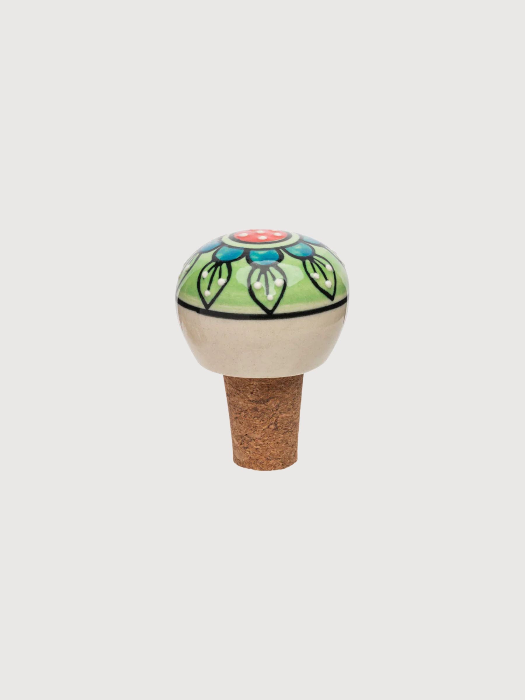  Flaschenverschluss FLORAL bunt | Tranquillo