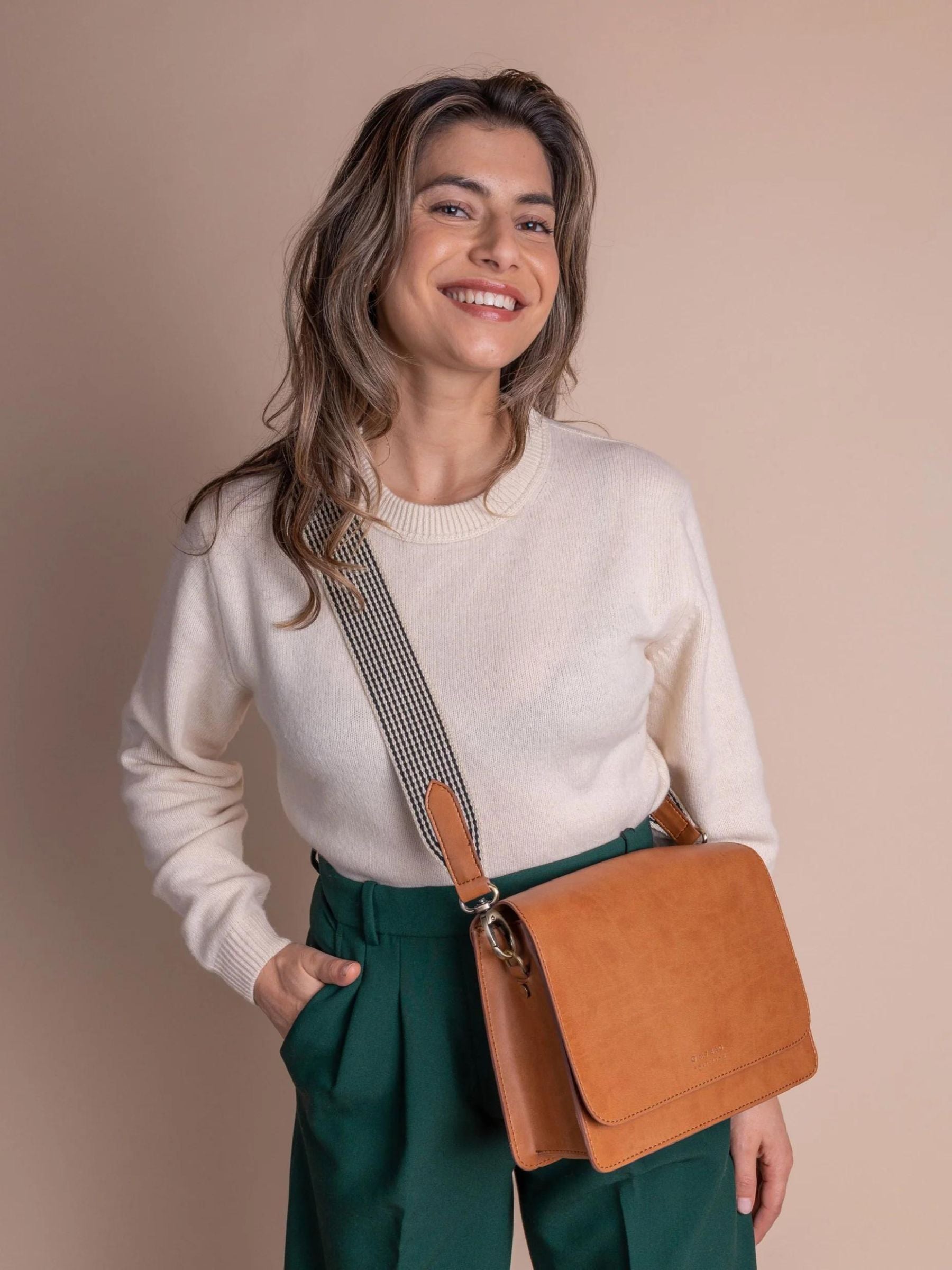 Bag Audrey Cognac Appleskin | O My Bag