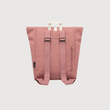 Zaino Roll Mini Rosa polvere in poliestere riciclato | Lefrik