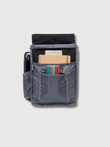 Kaut Mini Schwarzer Rucksack im recycelten Polyester | Lefrik