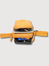 Amsterdam Mustard cell phone bag in recycled polye | LEFRIK