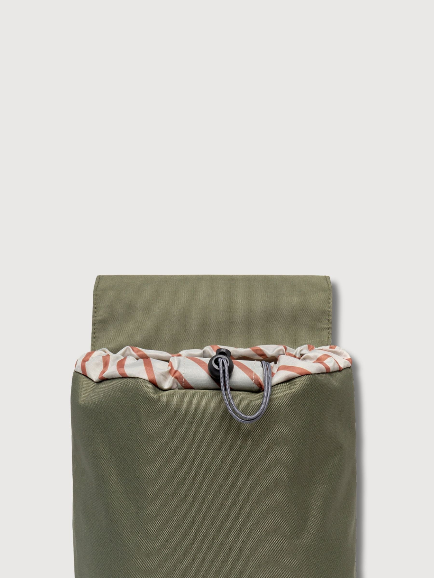 Kaut Stripes Olive Rucksack | Lefrik