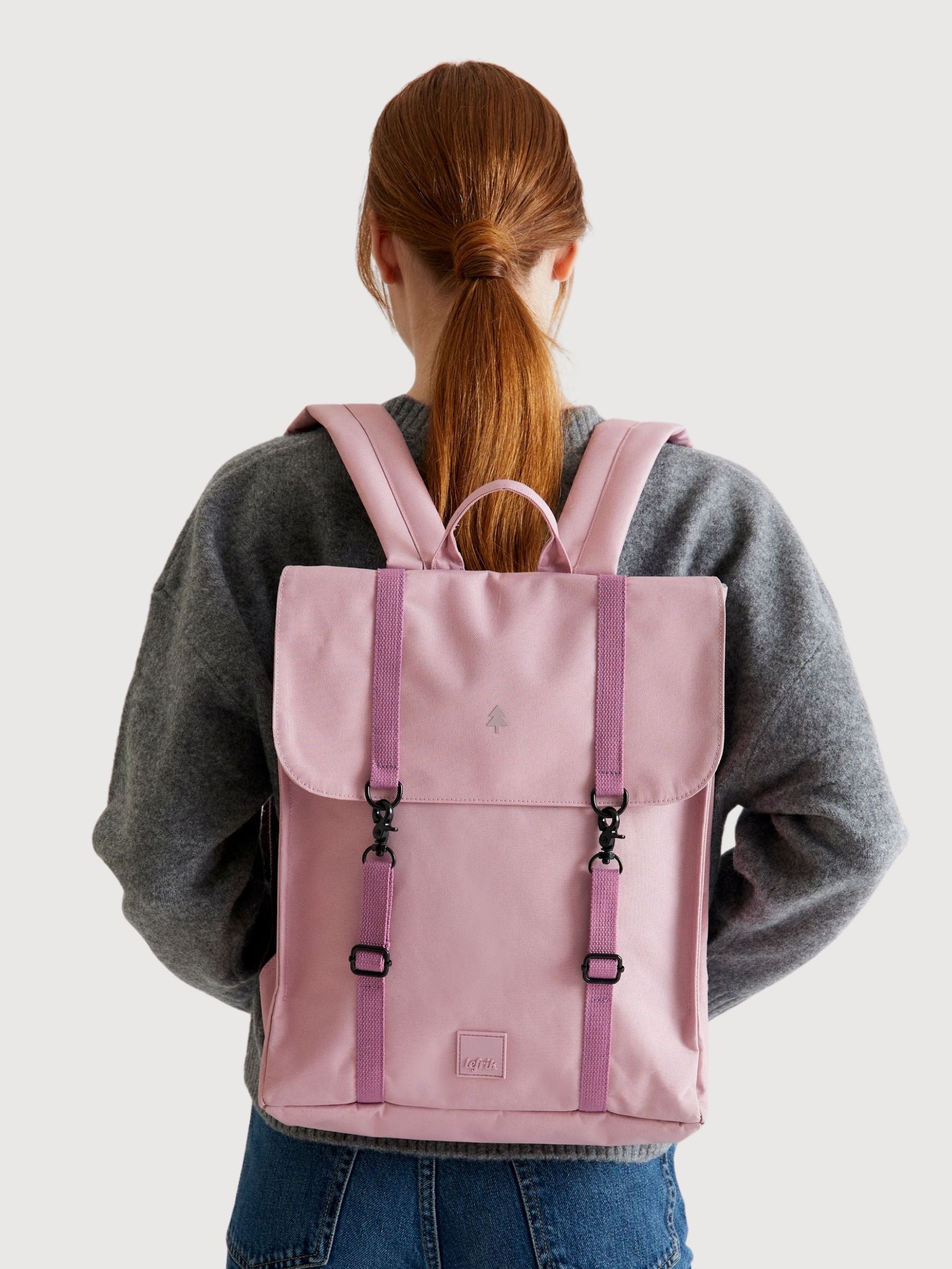 Zaino Handy Stripes Mauve | Lefrik