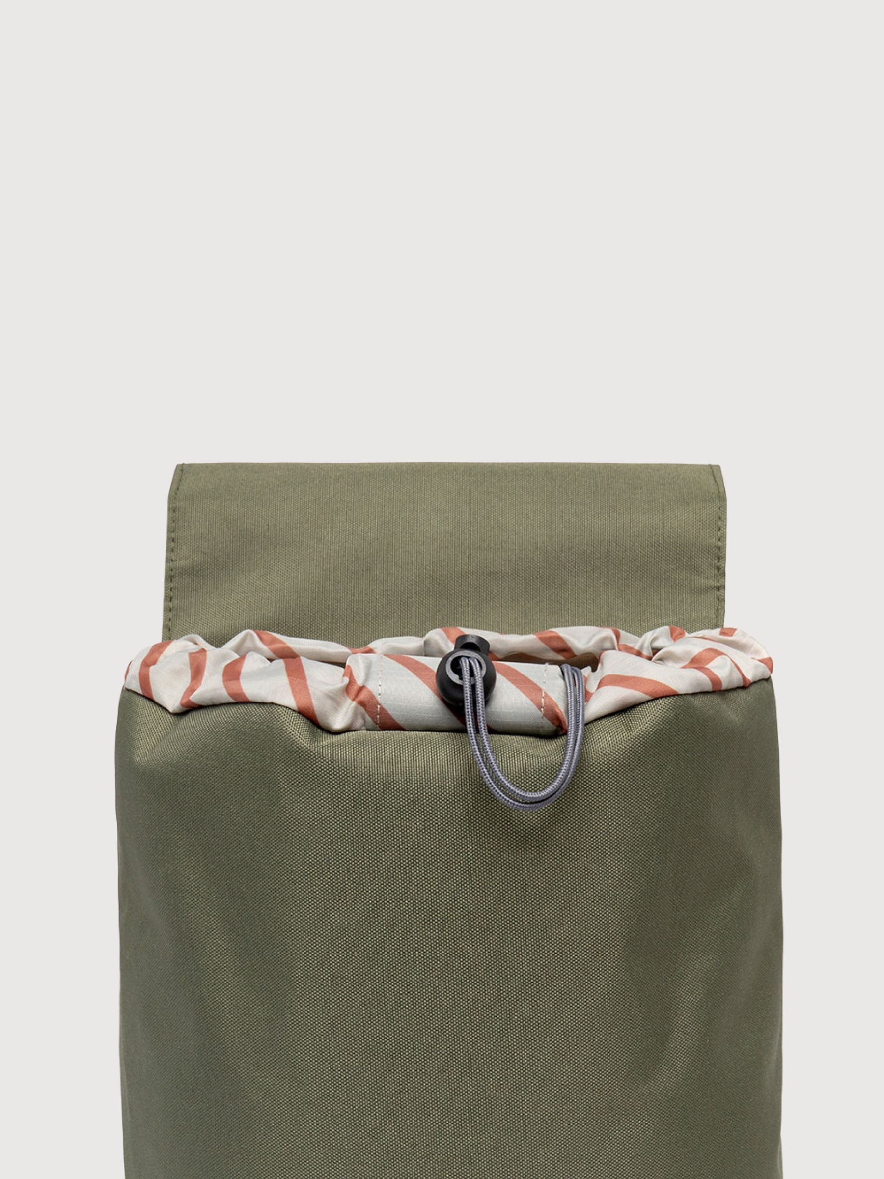 Kaut Mini Stripes Olive Backpack | Lefrik