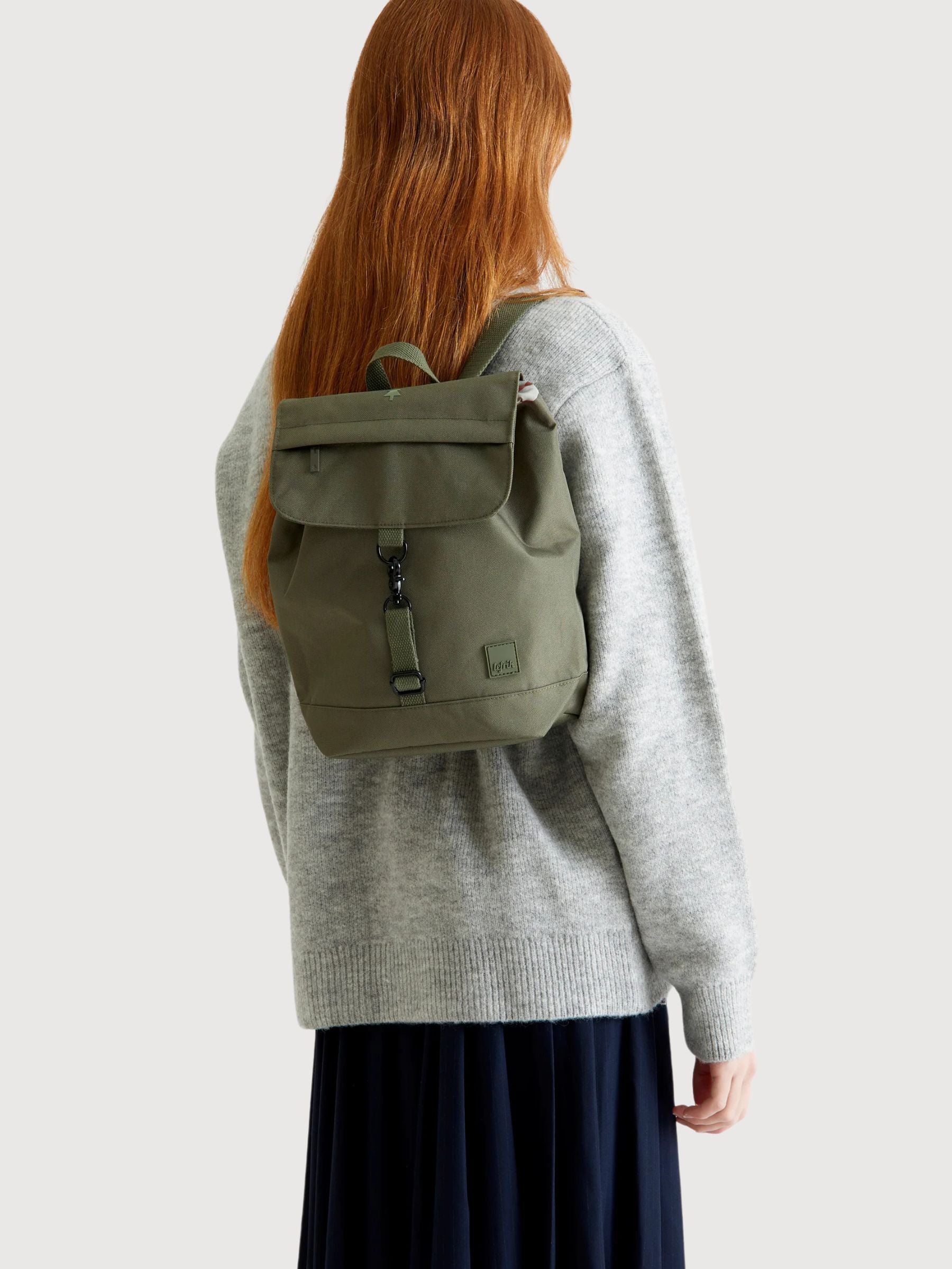 Kaut Mini Stripes Olive Backpack | Lefrik