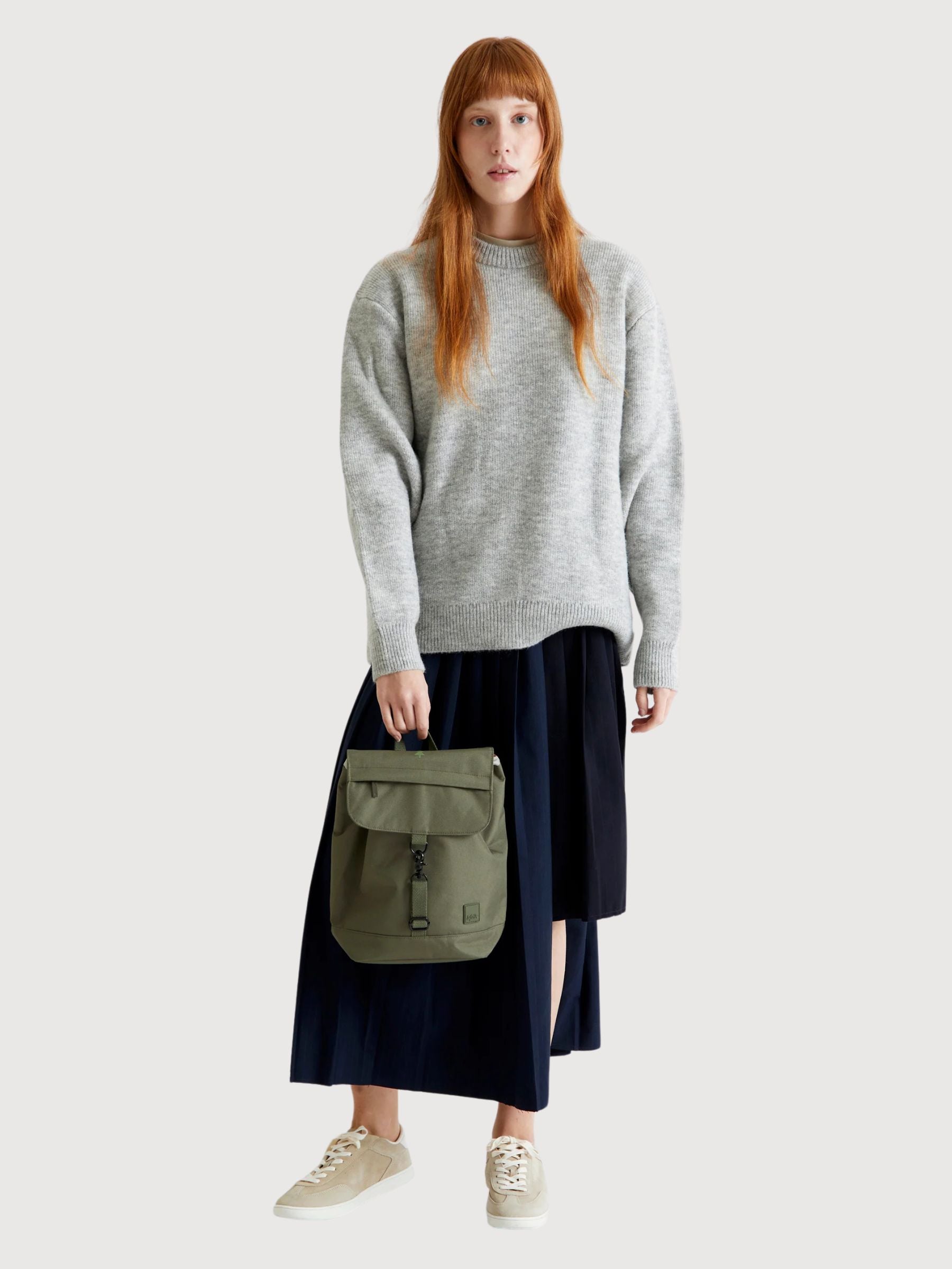 Kaut Mini Stripes Olive Backpack | Lefrik