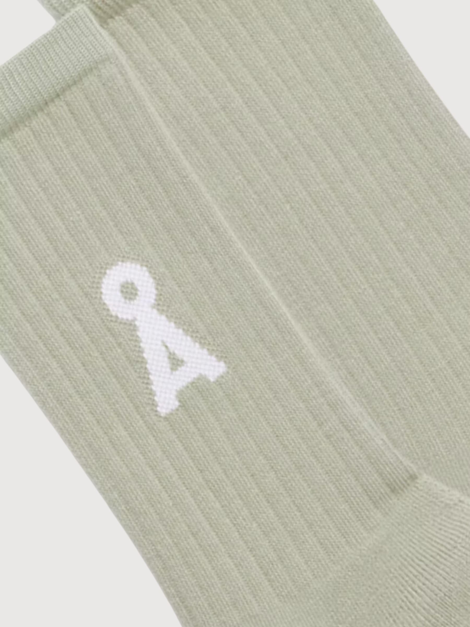 Saamus Bold Light Green Socks | Armedangels