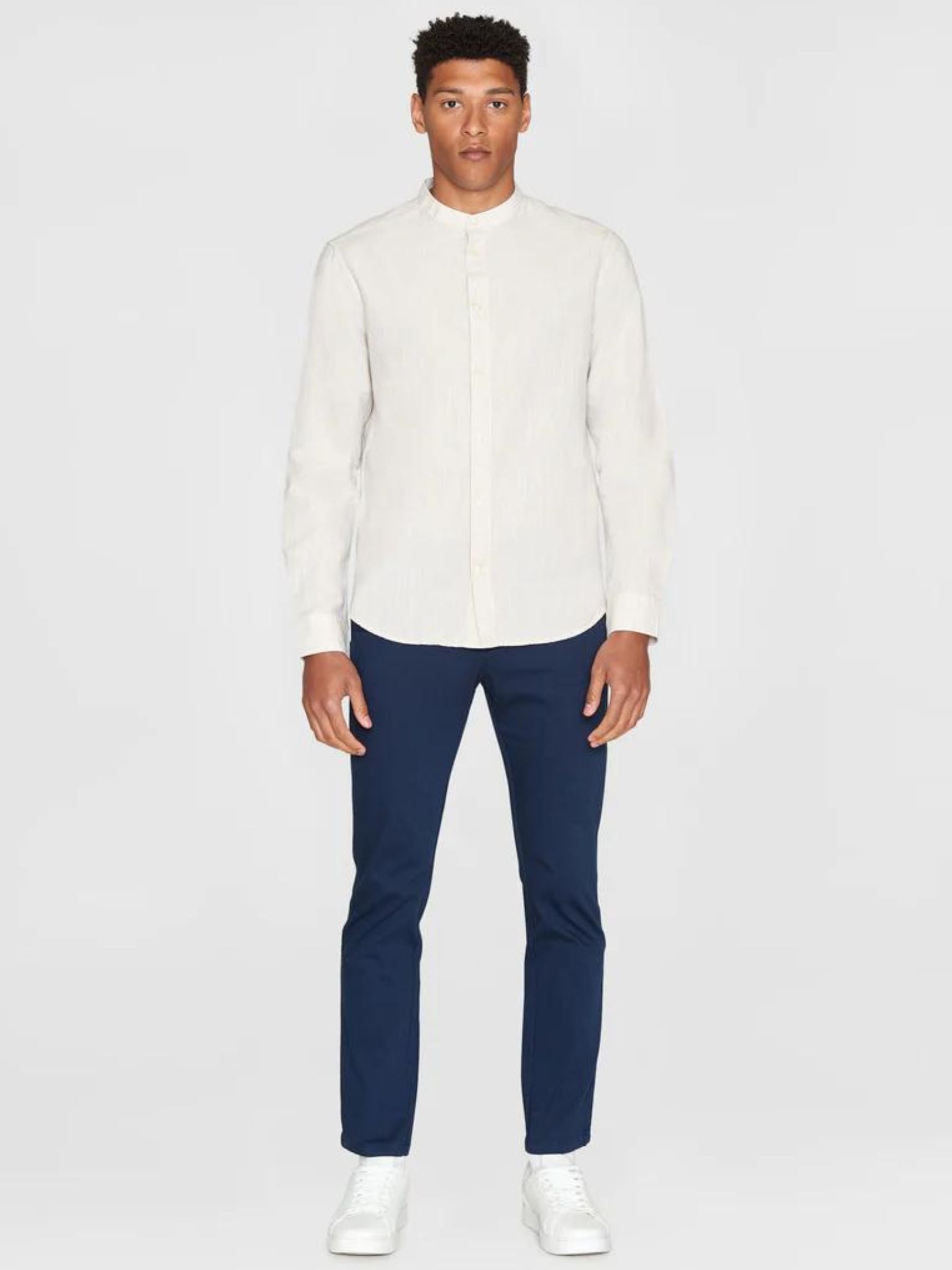 Shirt Regular White Organic Cotton | Knowledge Cotton Apparel