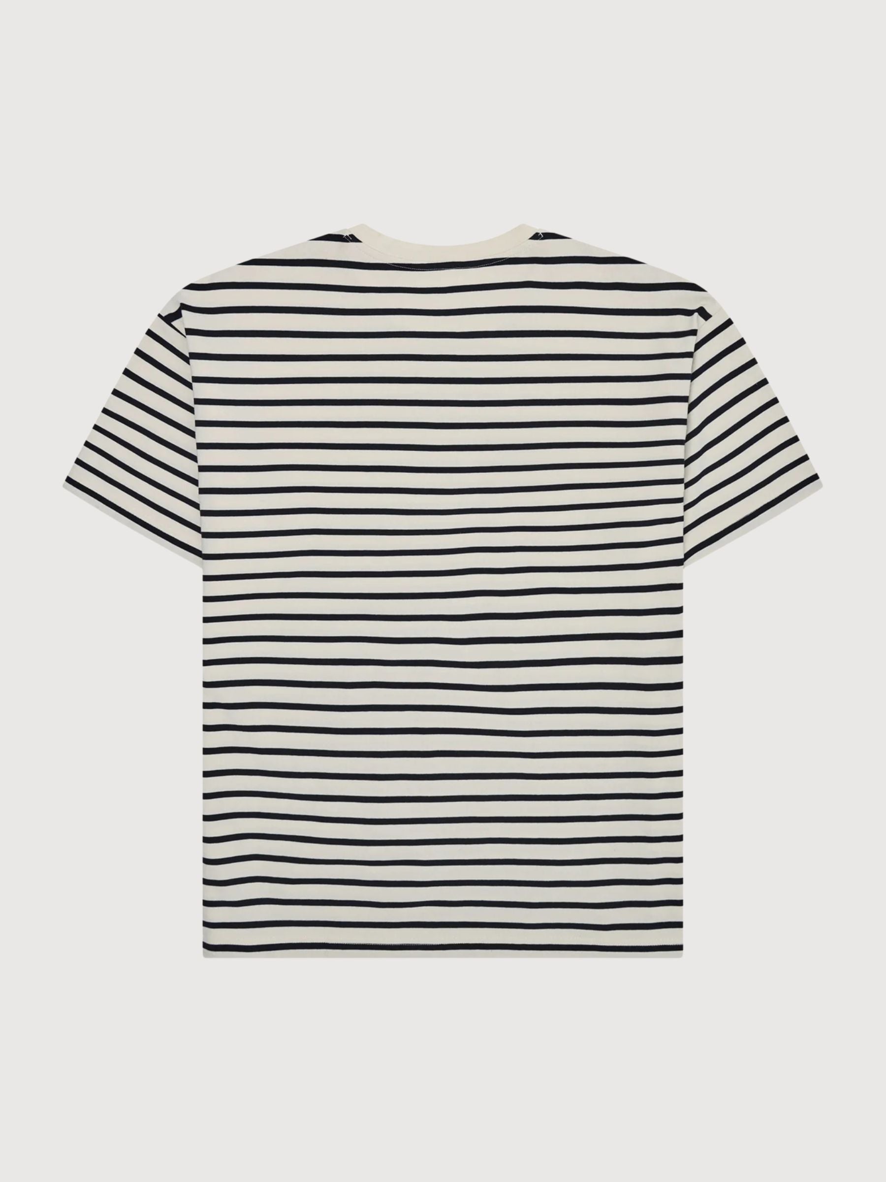T-shirt a righe in cotone organico GOTS/Vegan Navy | KNOWLEDGE COTTON APPAREL
