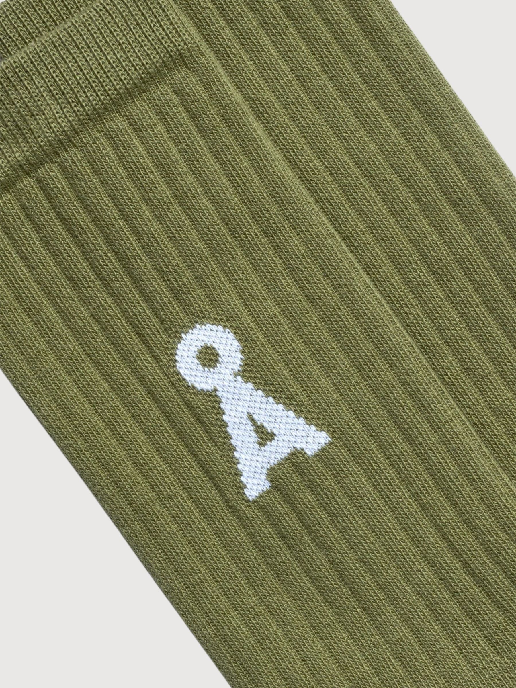 Socken Saamus Bold Fatigue Green | Armedangels
