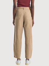 PANTALONI IN VISONE ARGENTO LEILA CORD | KINGS OF INDIGO