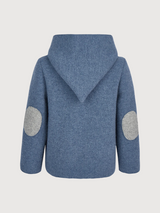 Childer Jacket Mugler Smoky Blue In Organic Wool | Stapf