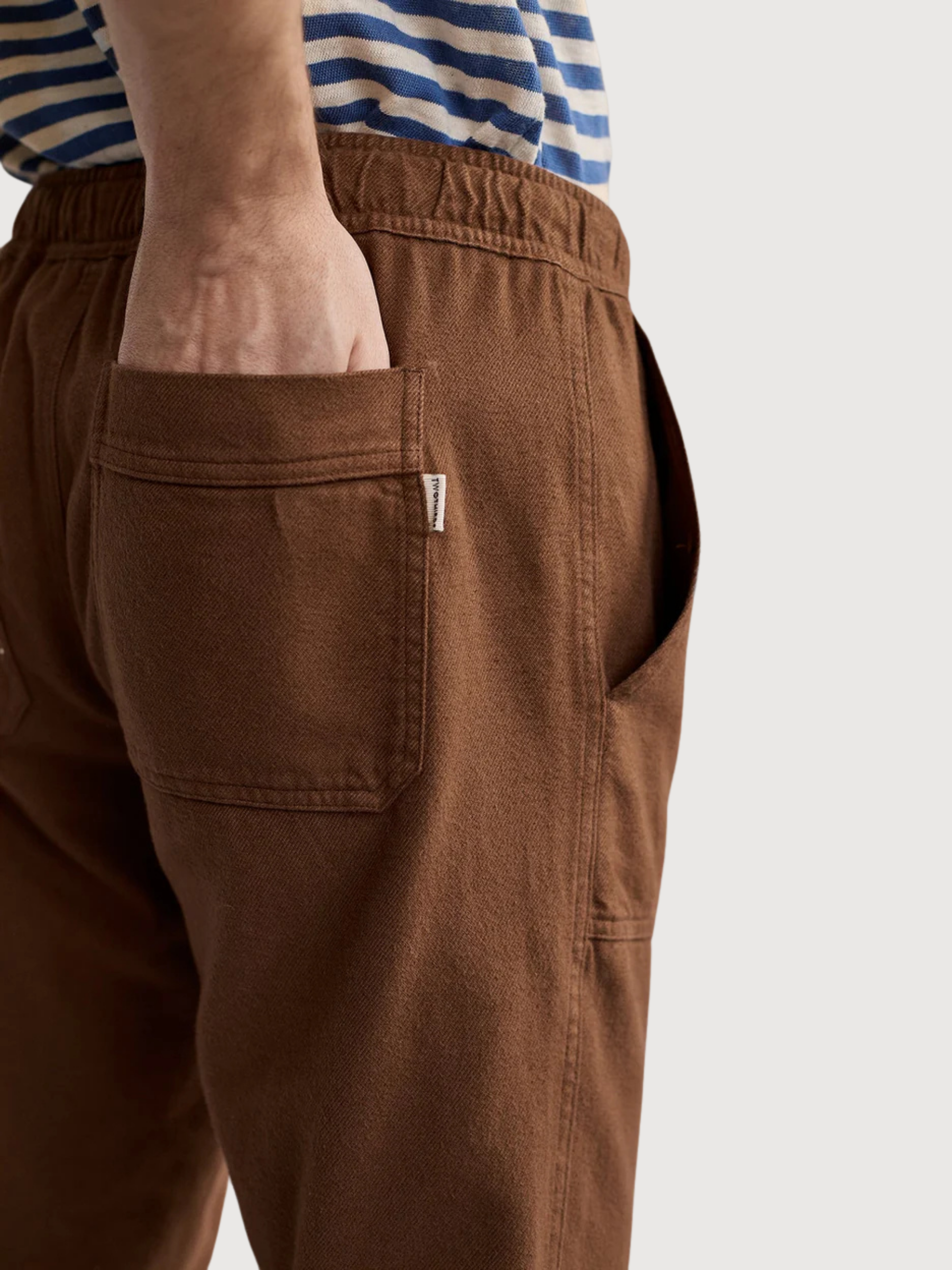 Downhill man trousers organic cotton | TWOTHIRDS