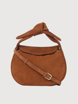 Bag Coco Croissant Cognac Suede | O My Bag