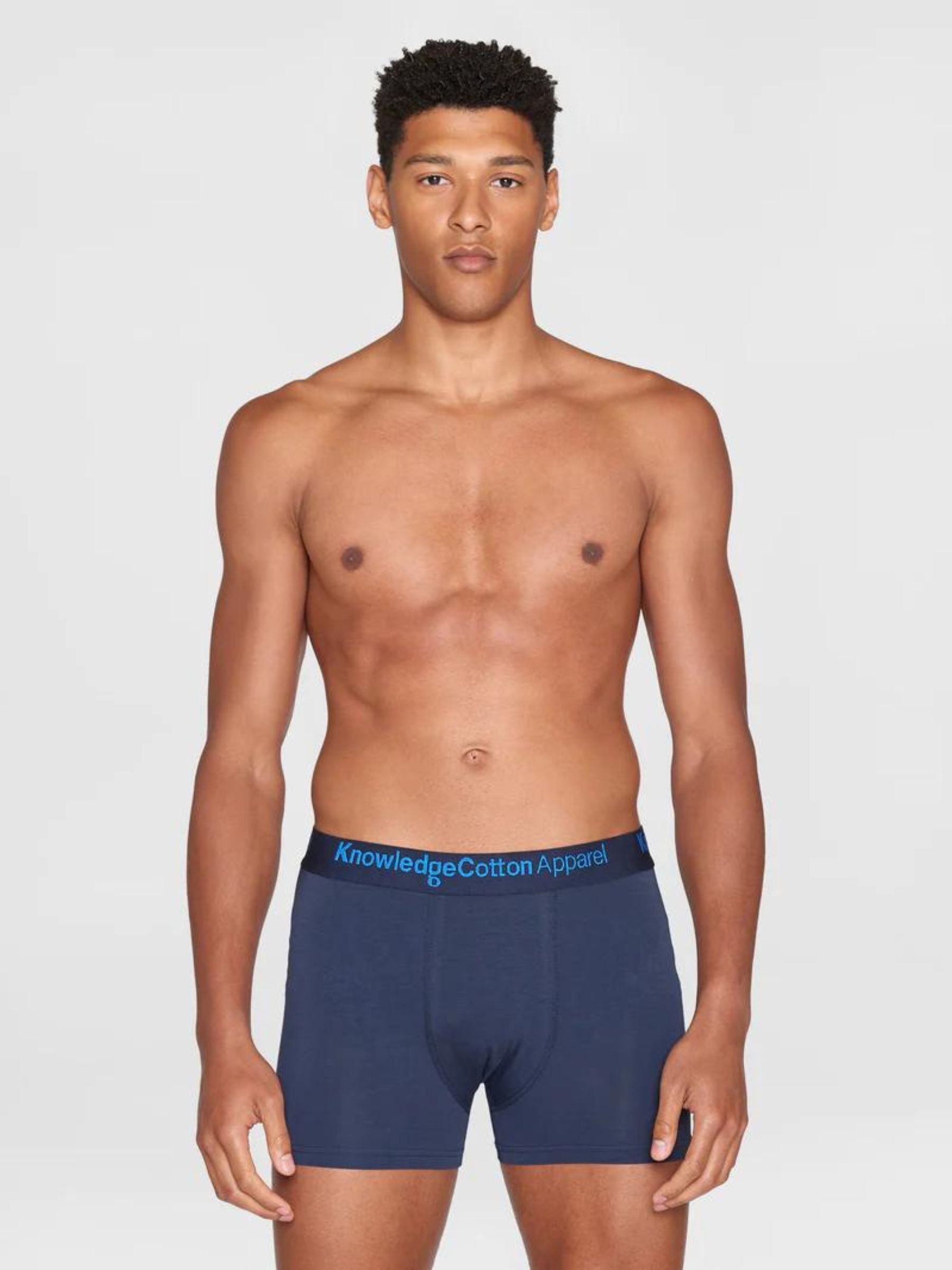 Underwear 2 Pack Blue Organic Cotton | Knowledge Cotton Apparel