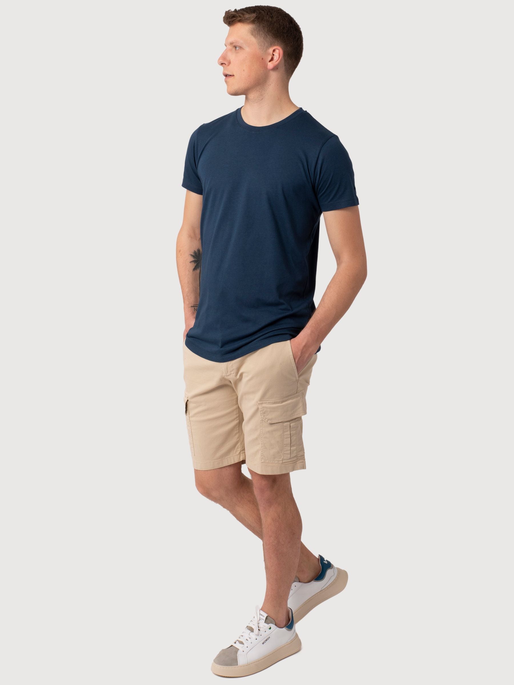 Daniel Basic T-shirt Man Dark Blue | Re-Bello