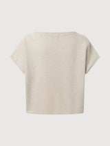 Shirt Evi Woman Ecru Merino/Cotton | Stapf