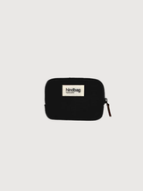 Lili Noir purse in organic cotton | Hindbag