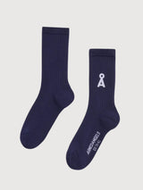 Socken Saamus Bold Tinted Navy | Armedangels