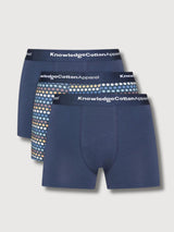 Boxer uomo da 3 px di cotone organico | Knowledge Cotton Apparel