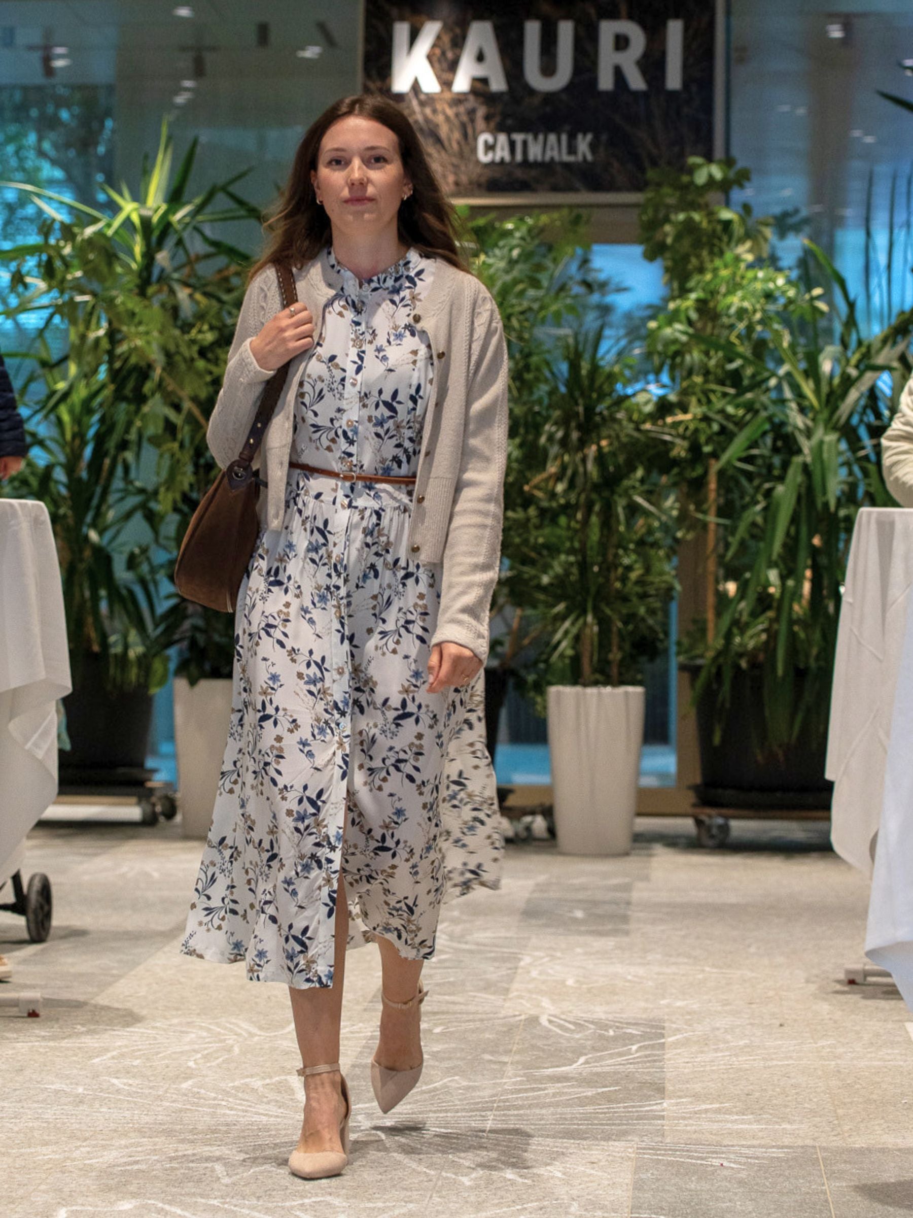 Kleid Kordelia Marine Sandstein | Feli und Hans